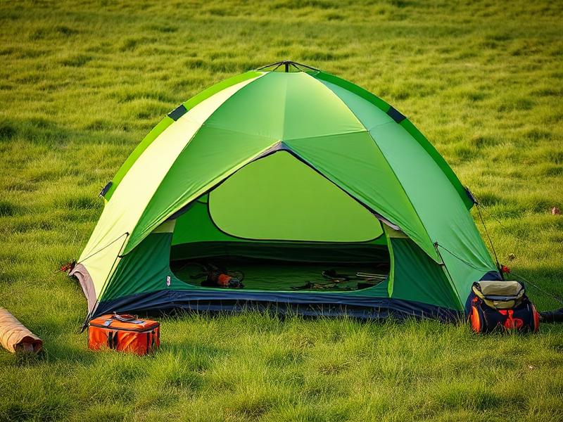 4-Person Dome Tent + Camping Kit